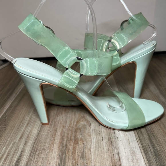 Karl Lagerfeld Paris Cieone Sandal Heels Mint Julep Womens 10M Adjustable Strap - Picture 5 of 14